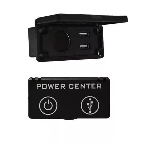 MadJax 12V Charging Center with 12V Outlet & USB Port for Golf Carts
