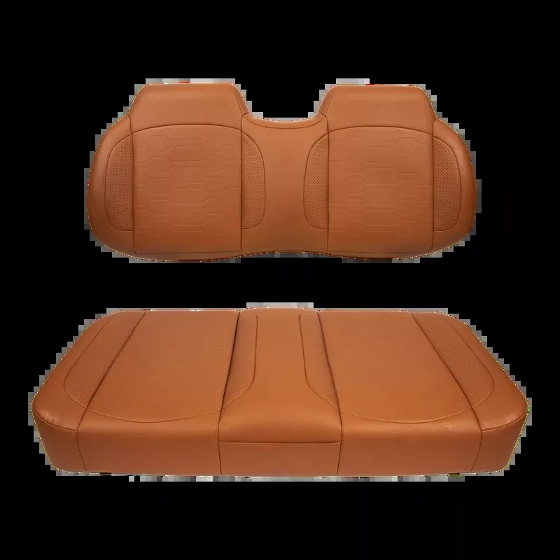 MadJax Caramel Aspen Front Seat Cushions | EZGO RXV, L4, S4 & Valor Golf Carts