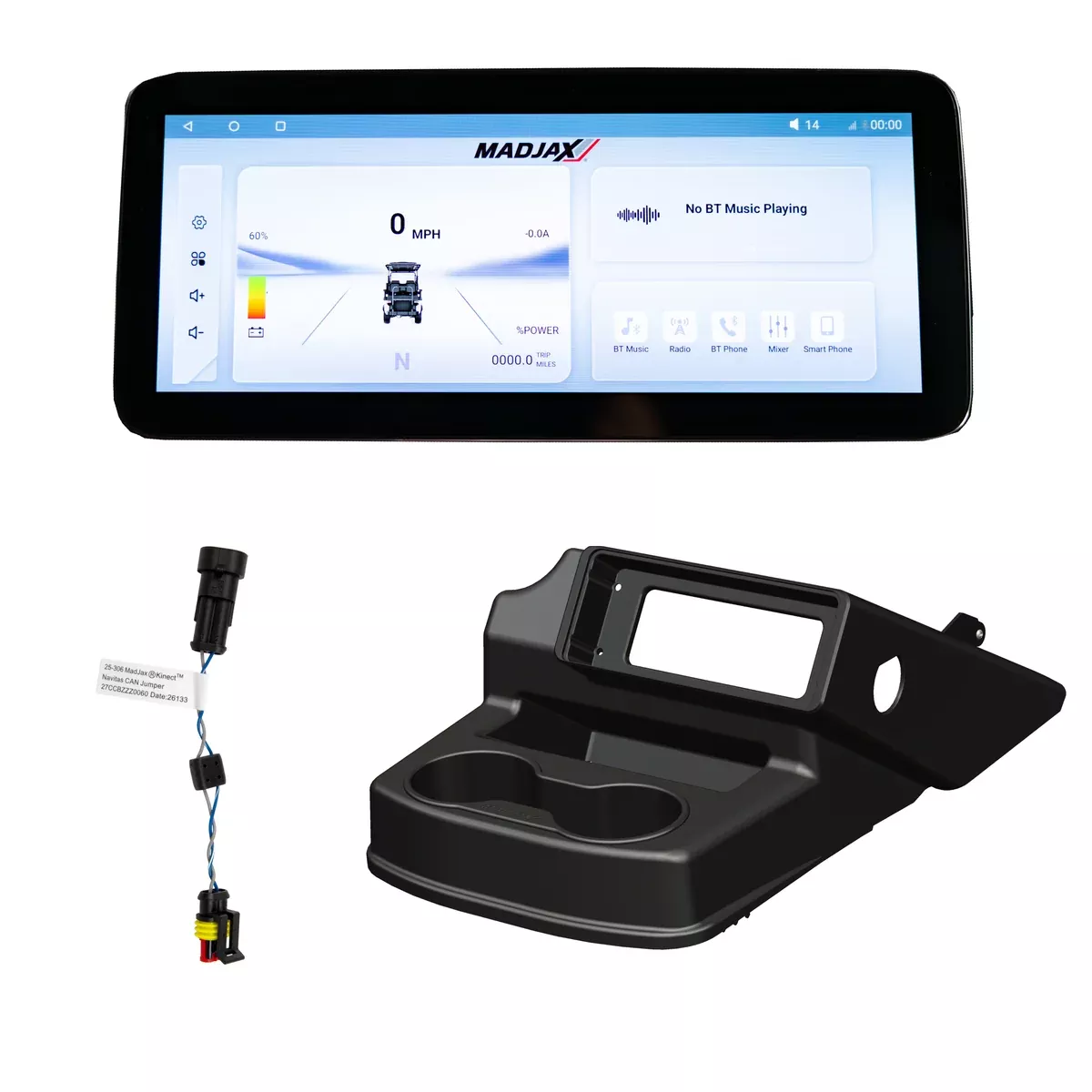 MadJax Kinect Kit, EZGO RXV w/FLA Batt + Navitas TAC2