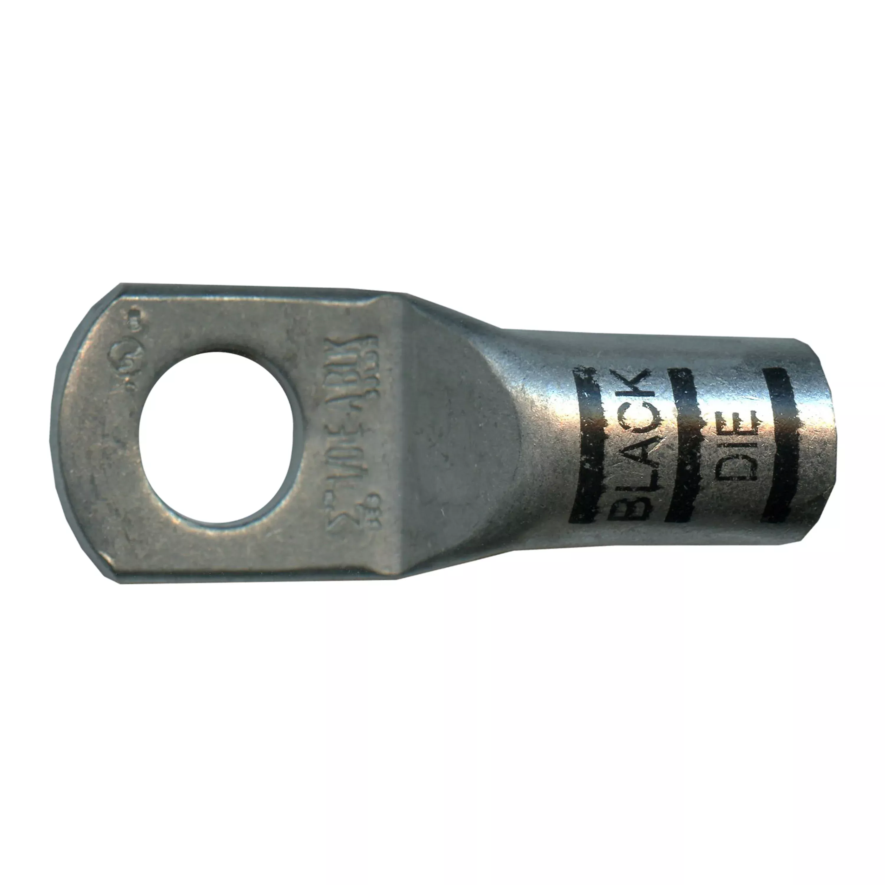 Mega HD Copper Lug - Plated 1/0 AWG 1/2" Stud Black - 5 or 50 Pack