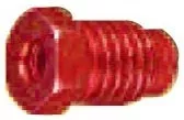 Metric & Imperial Bubble Flare Tube Nut, 3/16 in, 11 mm, 1, Red 5 pack