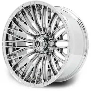 MODZ Reaper Chrome 16" Golf Cart Wheel