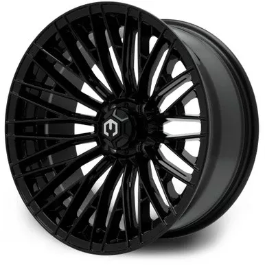 MODZ Reaper Glossy Black 16" Golf Cart Wheel