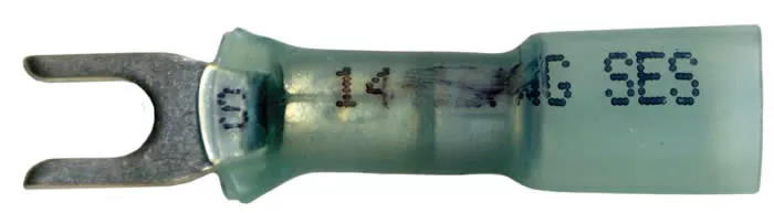 Multilink Blue Spade Terminals 14-16 AWG #6 Stud - 10 to 500 Pack