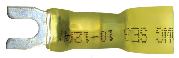 Multilink Heat Shrink Crimp & Solder Spade Terminal 12-10 AWG #6 Stud - 10 to 500 Pack