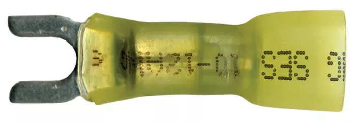 Multilink Heat Shrink Crimp & Solder Spade Terminal 12-10 AWG #8 Stud - 10 to 500 Pack