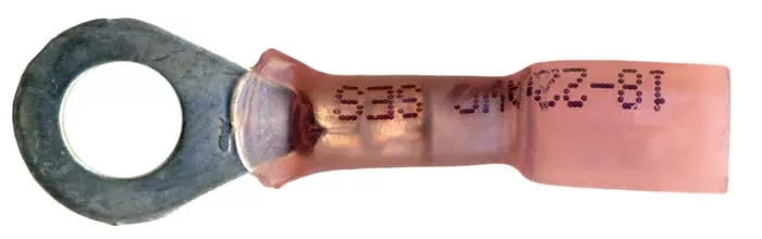 Multilink Red Ring 18-20 AWG 1/4" Stud - 10 to 500 Pack