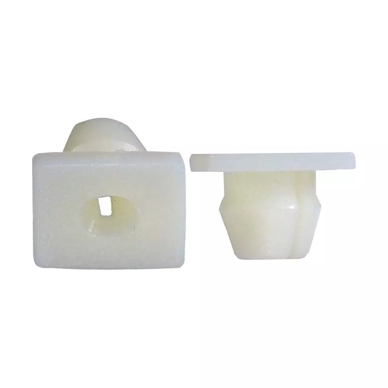 Natural Nylon Headlamp Screw Grommet Retainer - #8 Screw 17/64" Stem 31/64" Head - 50 Pack