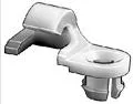 Nylon Door Lock Rod Clip, 3/16 Rod Size GM # 14037239, 15545178g - 25 or 100 Pack