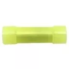 Nylon Insulated Yellow Flared Butt Connector 12-10 Gauge - 100 or 500 Pack