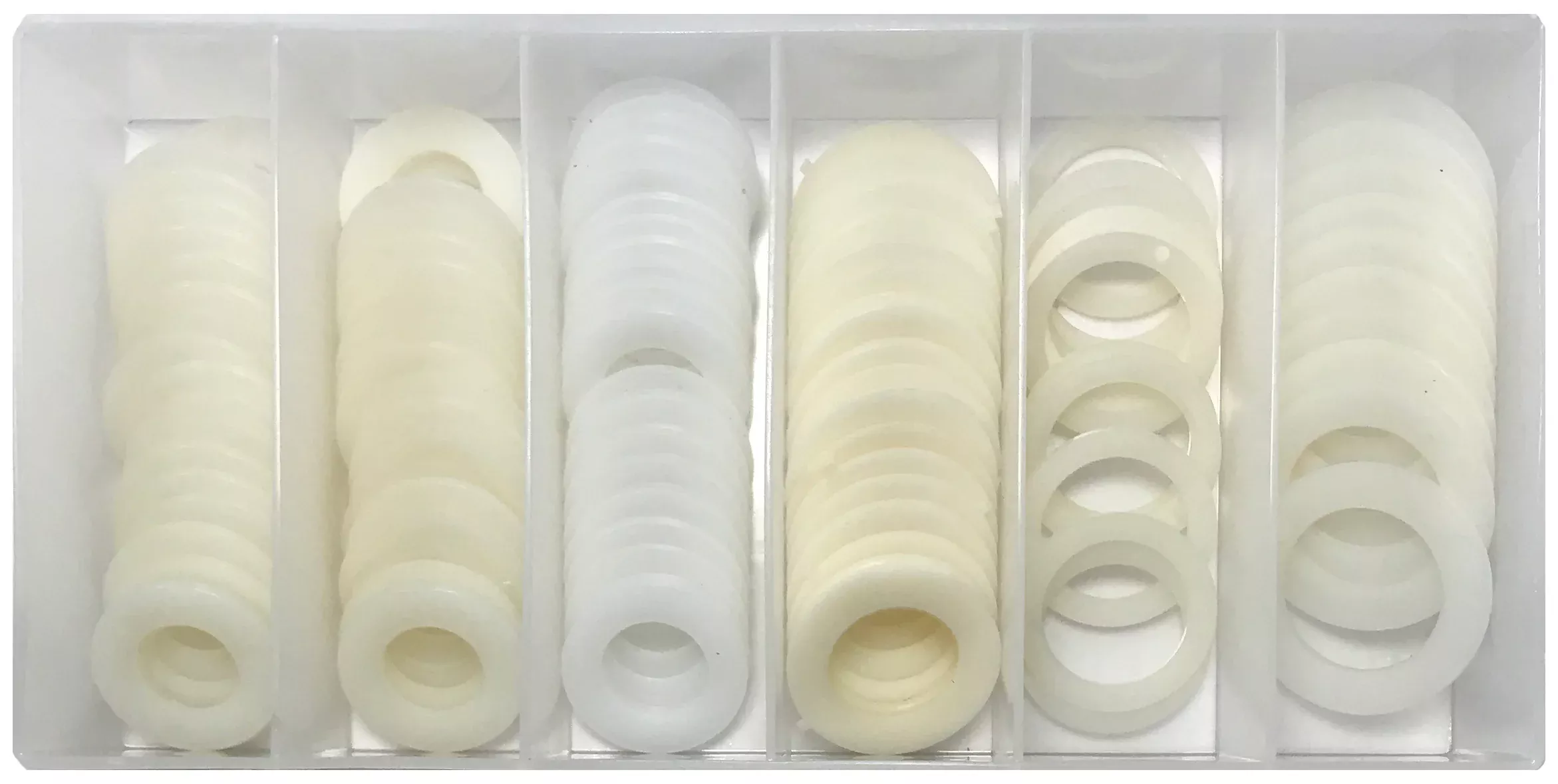 Nylon Oil Drain Plug Gasket Assortment Kit - 100 Piece