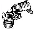 Nylon Rod End Clip, 5/32 (4mm) Rod Size, Snaps Into 6mm Hole Mazda # 9927-80-405g - 25 or 100 Pack