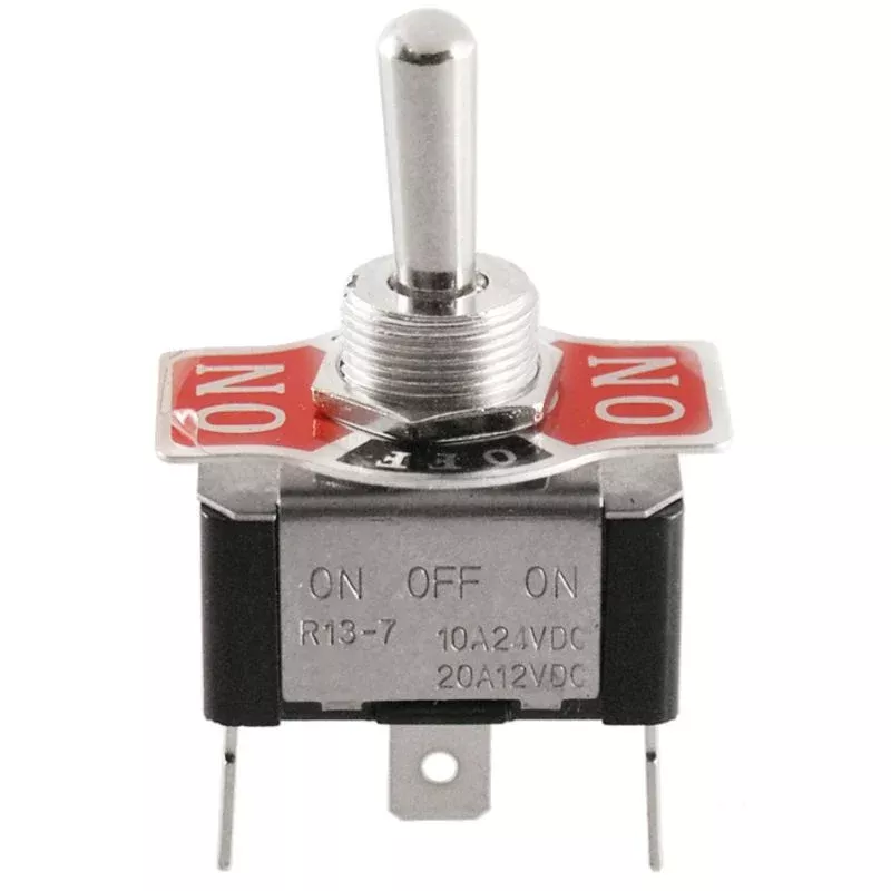 ON/OFF/ON 20A Toggle Switch SPDT 3 X Blade Terminals