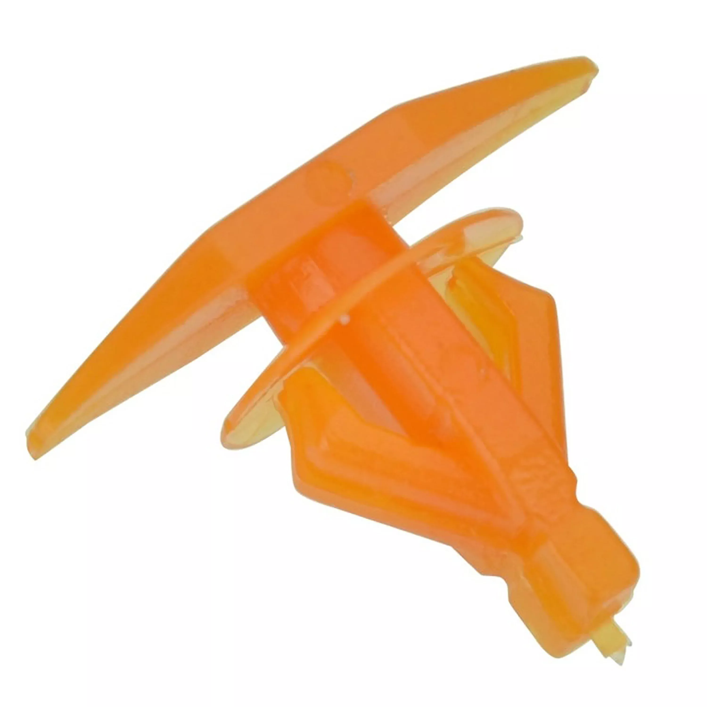 Orange Nylon Weatherstrip Retainer Clips - 15/64" Hole 10 MM Stem 5 x 15 MM Head - 25 Pack