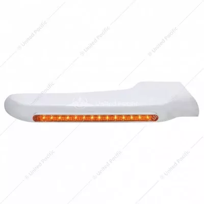 Passenger Sequential 14 Amber LED Front Fender Cover For Peterbilt 388 (2008-2015)&389 (2008-2023)