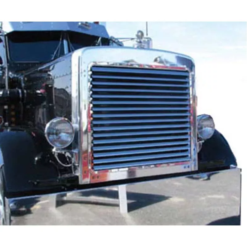 Peterbilt 379/359 Long Hood Louvered Grille Bar Kit – Straight | 16 Bars