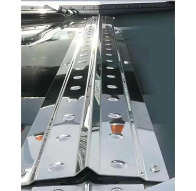 Peterbilt 389 Wide Hood Trim W/Dimples