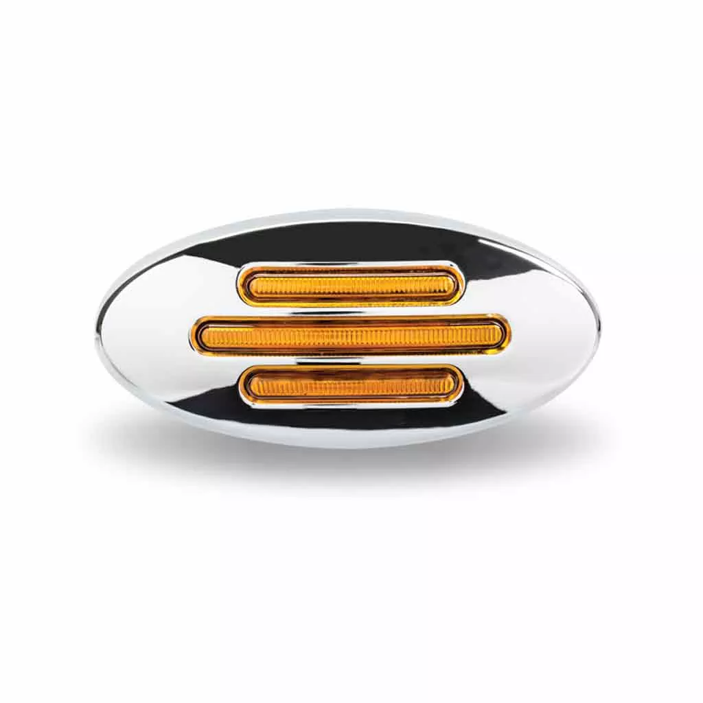 Peterbilt Amber Turn & Marker Flatline Fender LED Light – 15 Diodes
