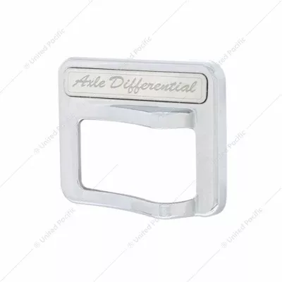 PETERBILT CHROME AXLE DIFFERENTIAL ROCKER SWITCH COVER