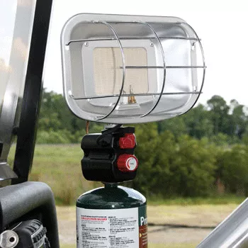 Portable Golf Cart Heater with Cup Holder Adapter (Universal Fit)