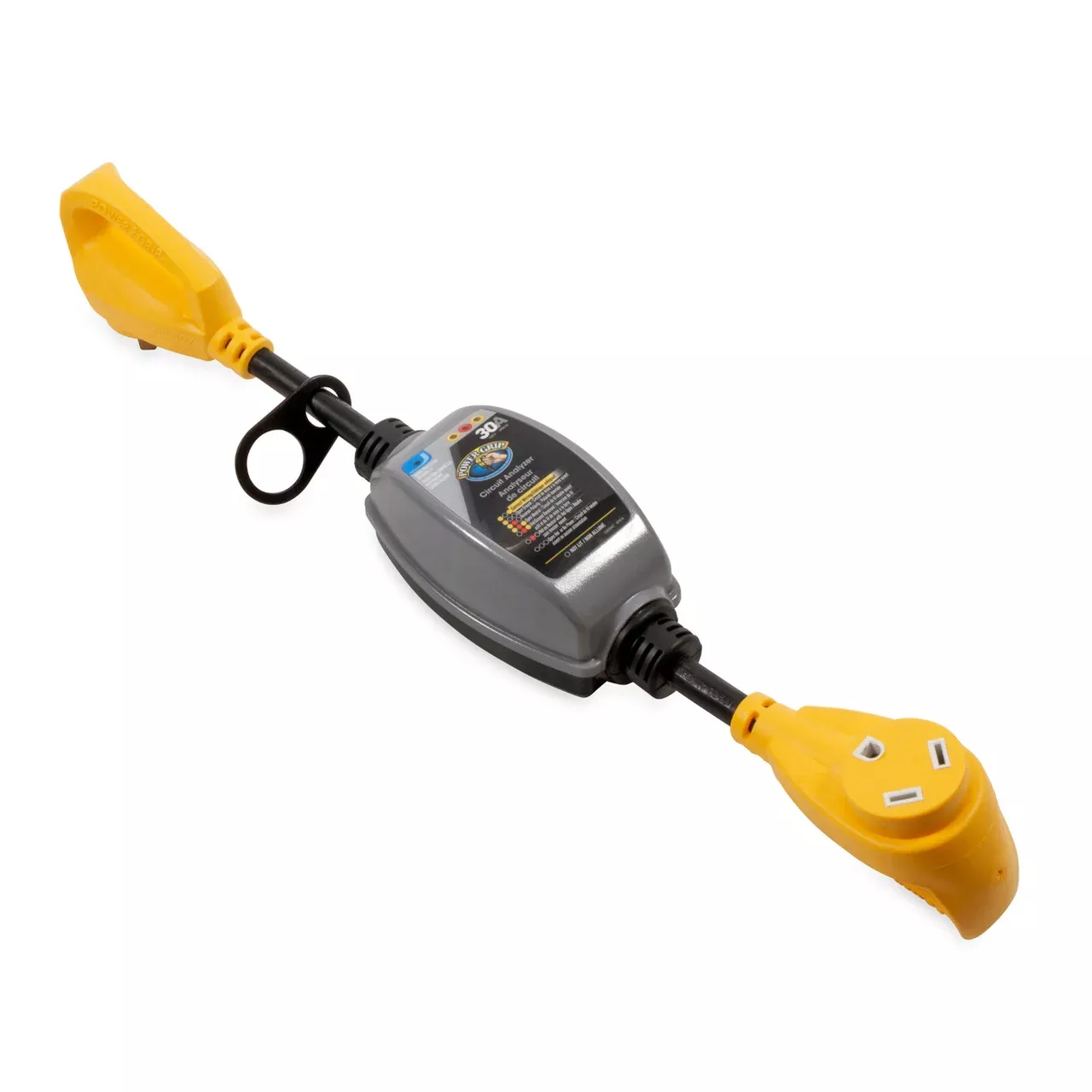 Power Grip Circuit Analyzer Dogbone- 18", 30A, 125V