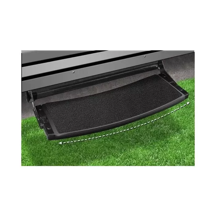 Prest-O-Fit Black Onyx 22″ Outrigger Radius RV Step Rug