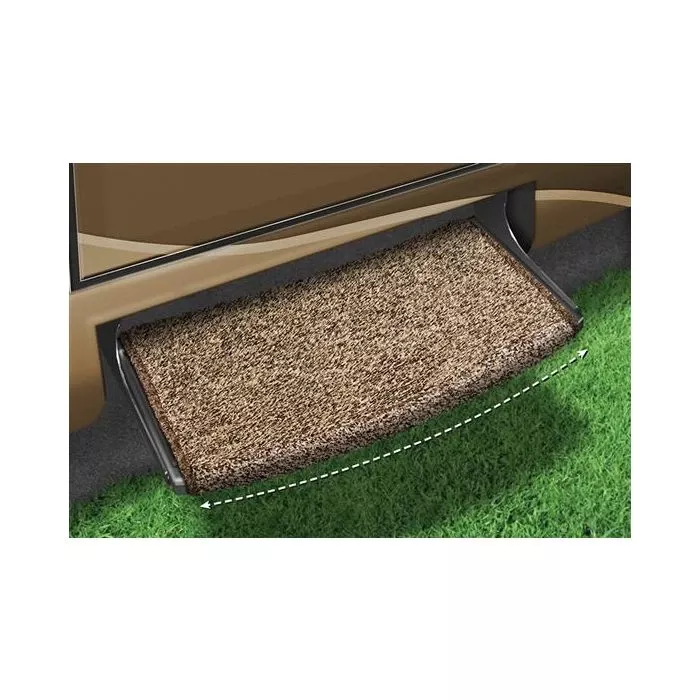 Prest-O-Fit Brown 22″ Wraparound Radius RV Step Rug