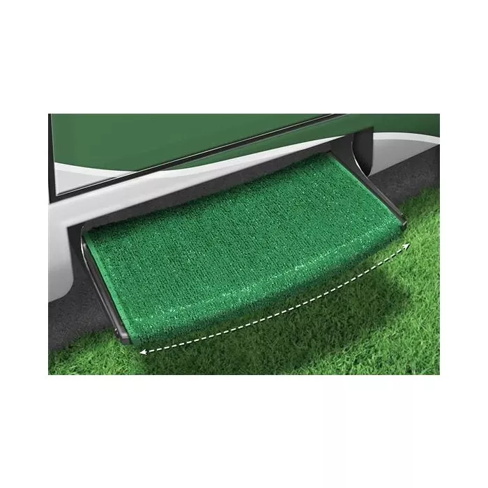Prest-O-Fit Green 22″ Wraparound Radius RV Step Rug
