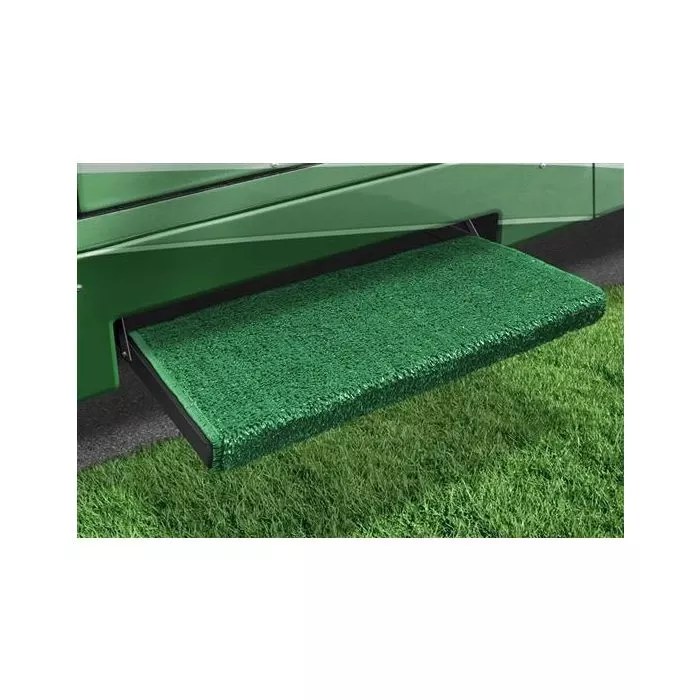 Prest-O-Fit Green 23″ Jumbo Wraparound RV Step Rug