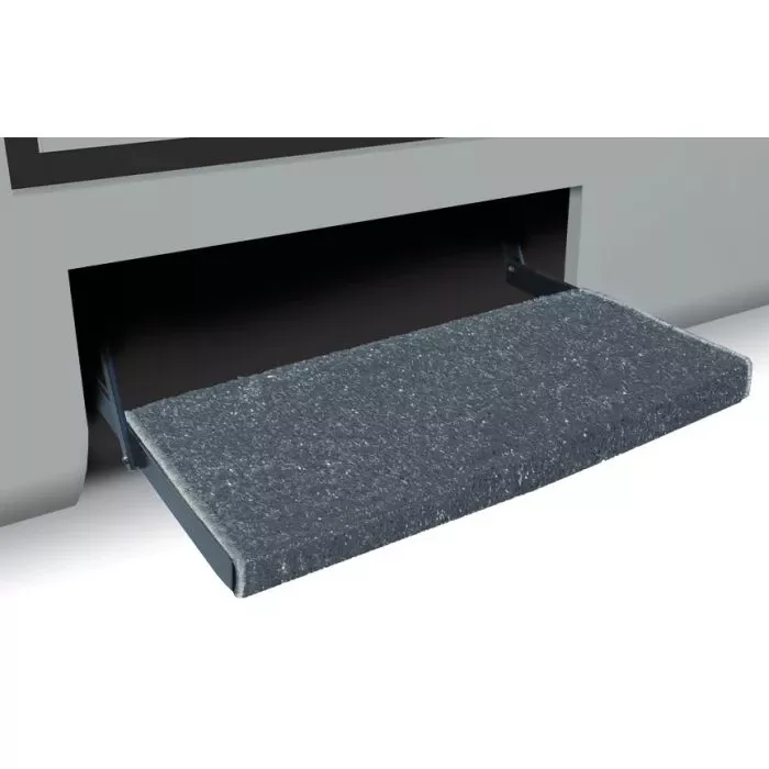 Prest-O-Fit Stone Gray 23″ Jumbo Wraparound RV Step Rug