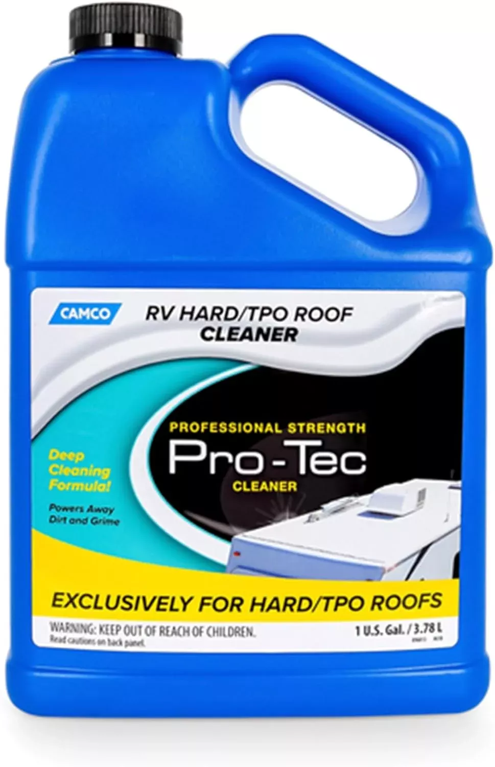 Pro-Tec Professional Strength RV Hard/TPO Roof Cleaner with Deep Cleaning - 1 Gallon