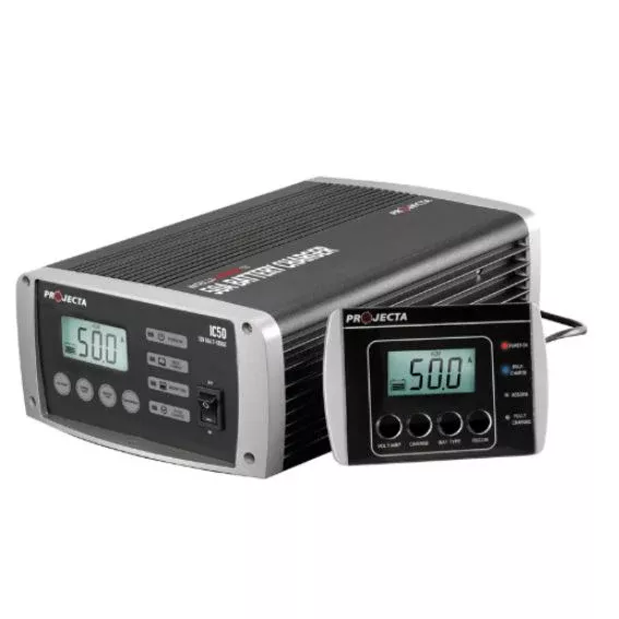 Projecta Intelli-Charge Battery Charger 12V 50A 7 Stage Automatic MultiChem Lithium