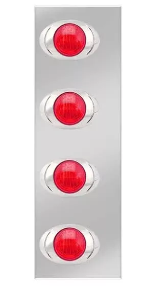 Rear air cleaner Light Kenworth W900L Red/Red