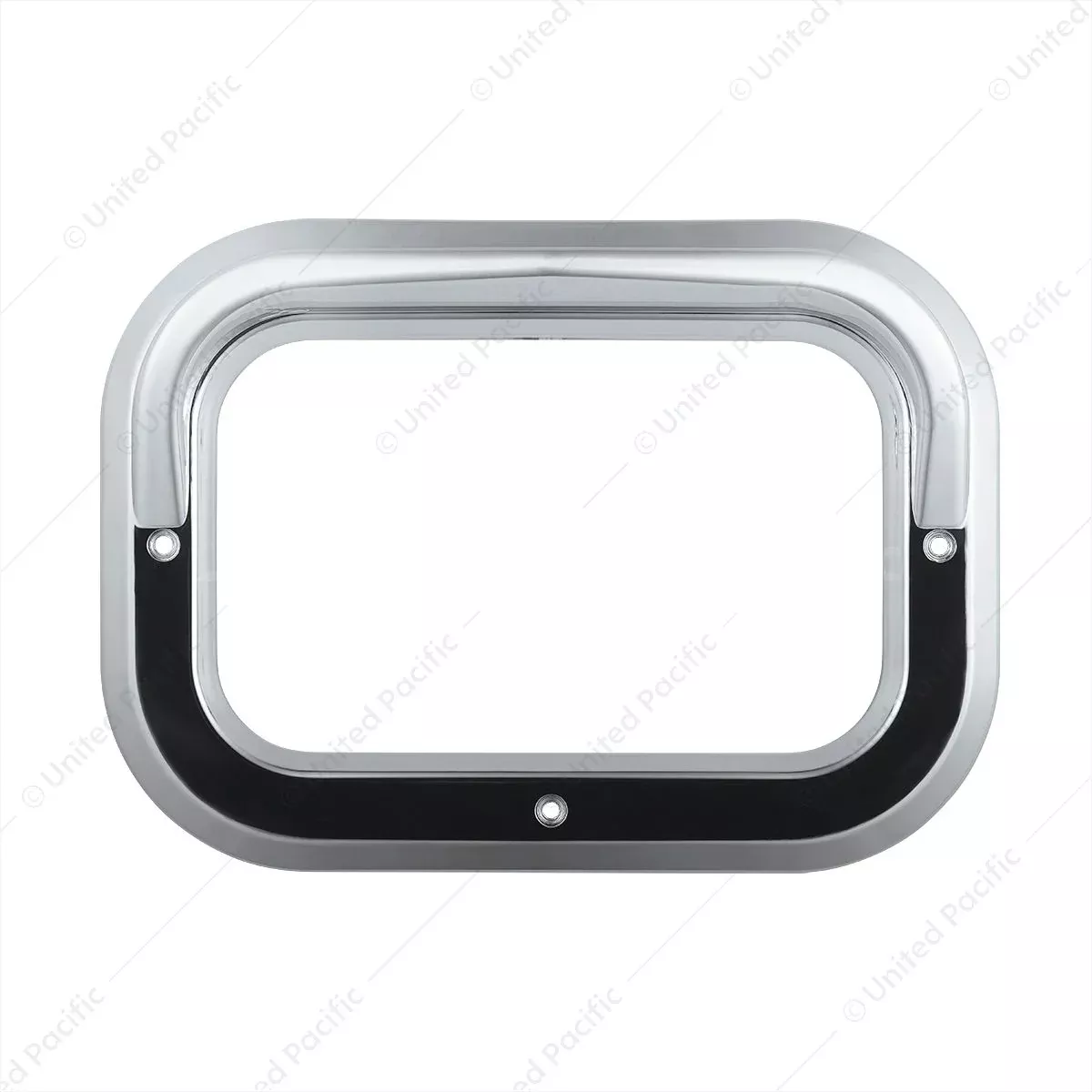 Rectangular Light Bezel With Visor