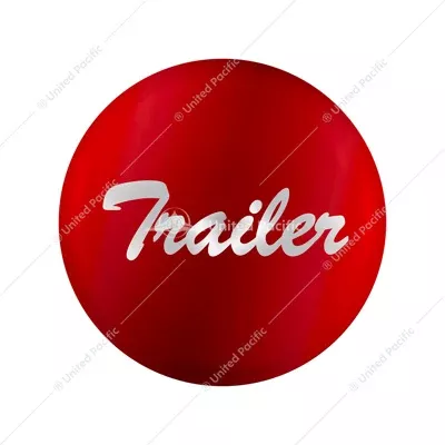 Red Glossy Sticker "Trailer"