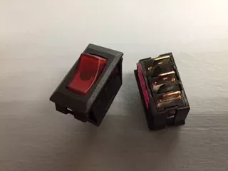 Red Illuminated On/Off switch
