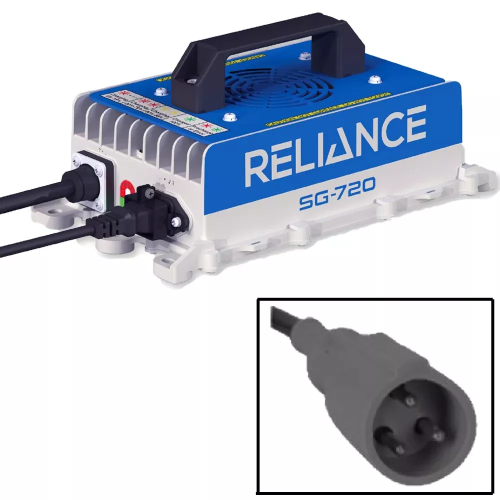 Reliance SG-720 48V High Frequency Charger with PowerDrive Paddle for Club Car