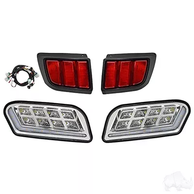 Rhox LED Light Kit w/ RGBW Accent Light option for Club Car Tempo 12-48v