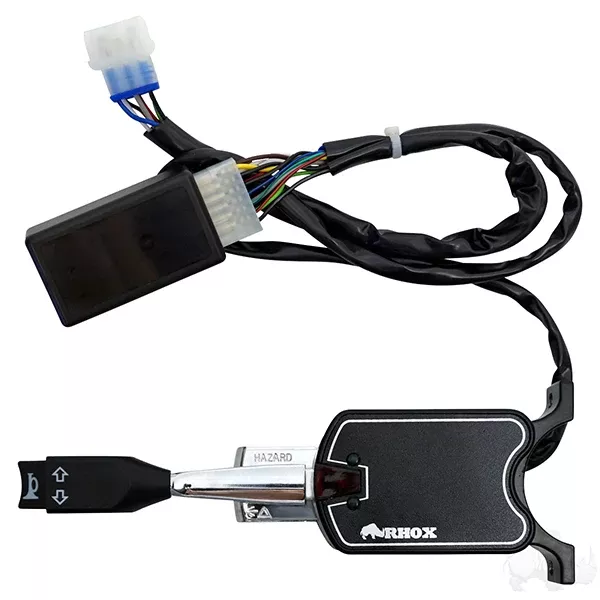 Rhox Turn Signal Switch w/ Horn Button, 7 Wire, 12-48v