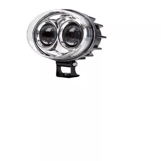 Roadvision LED Forklift Lamp Red Spot 8 Deg Beam 9-48V 2 x 3W LED 800lm IP68 Black Housing