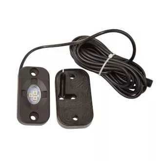 Roadvision LED Rock Light RGB Single Light with Flat Rubber Mount