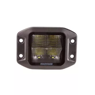RoadvisionLED Work Light Square 40W Flood Beam Flush Mount