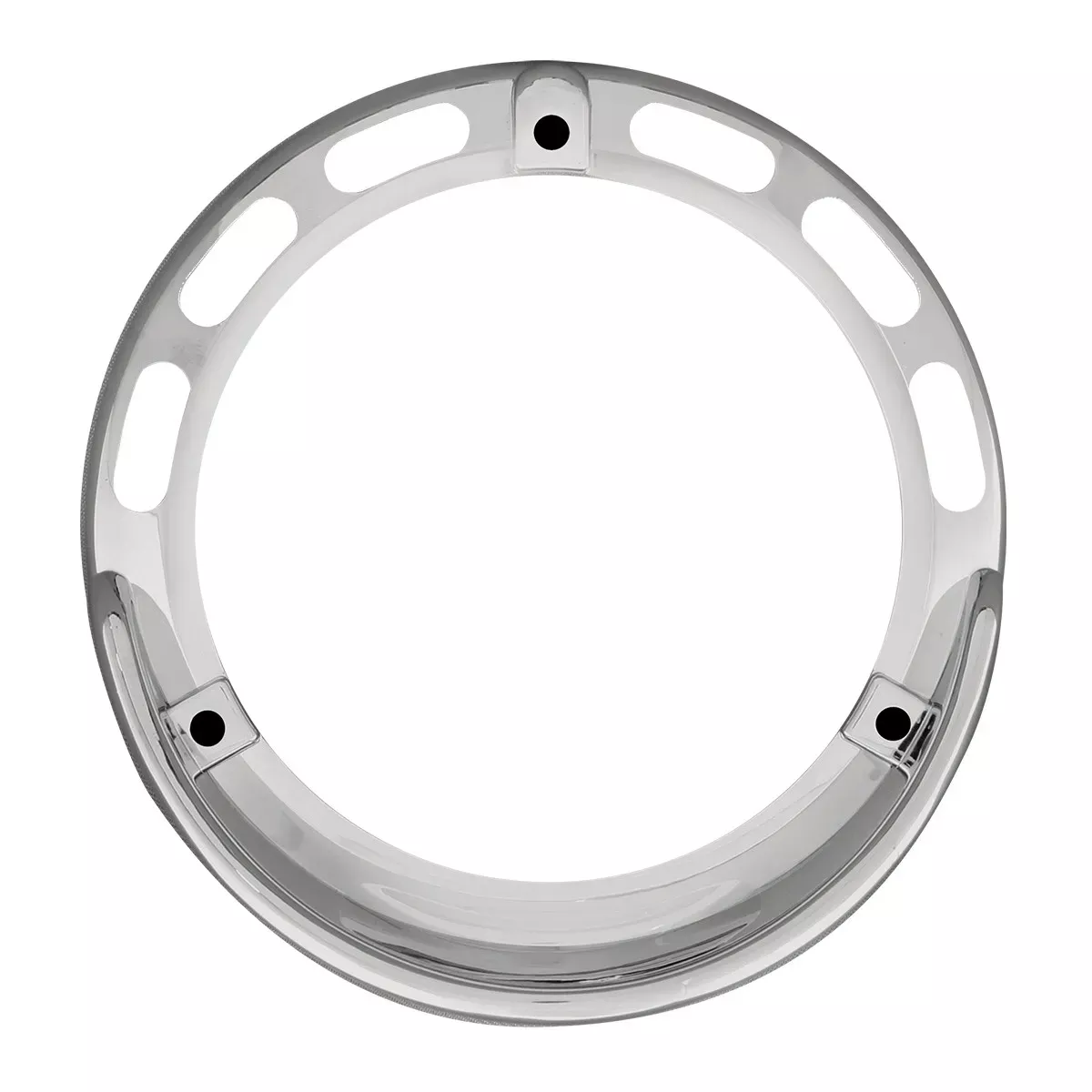 Round Bezel w/ Visor for 4" Combination Pedestal Lights