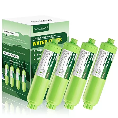 RV 15,000 Gallons Inline Water Filter 4 Pack