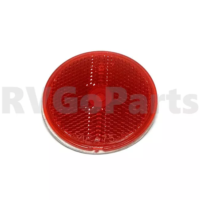 RV 2.5" Red Reflector/Clearance Marker 141514-01-000