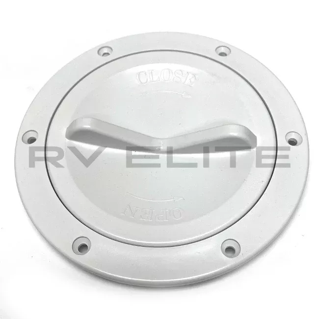 RV Access Port 4" ABS White