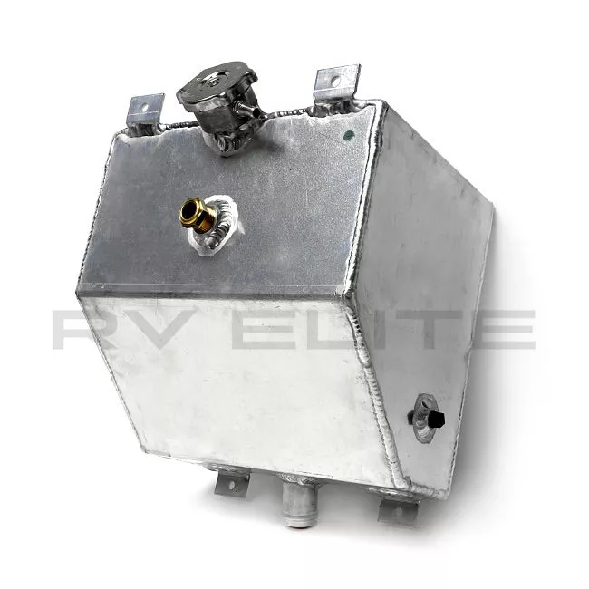 RV Aluminum Radiator Overflow Tank