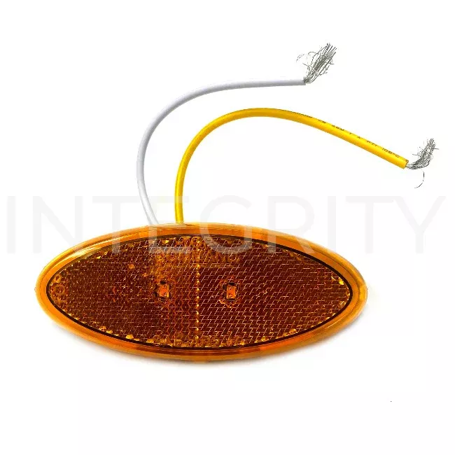 RV Amber Light Side Marker Elliptical (to fit Newmar 136157)