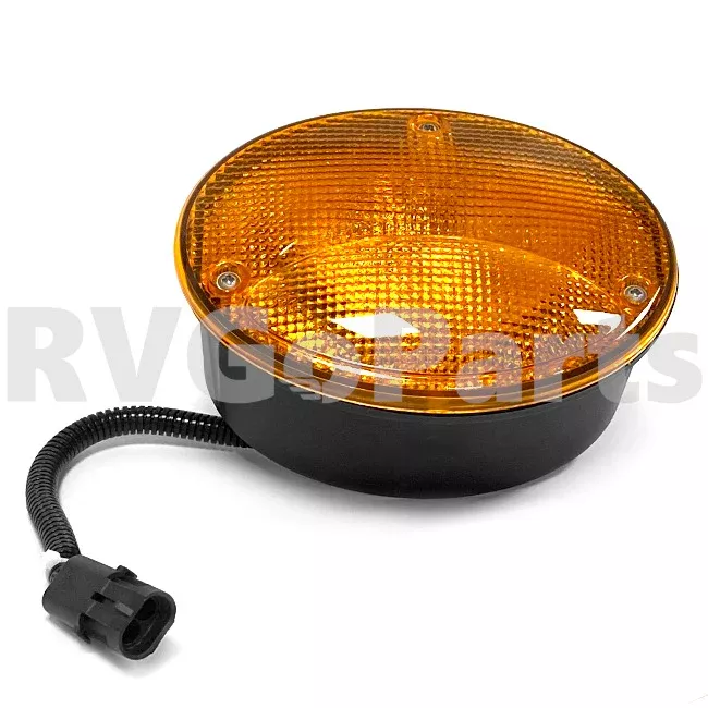 RV Amber Turn Light 6.5" Oval 152070-02-000