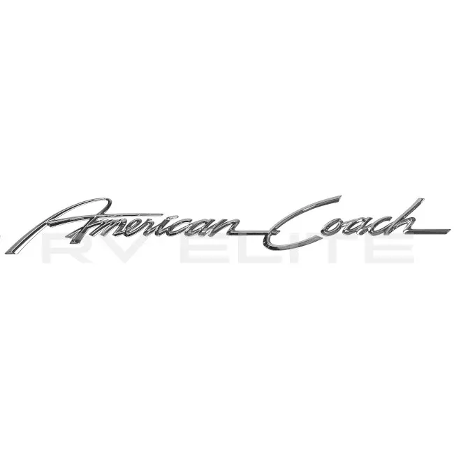 RV American Coach Emblem Decal 25" X 3.25"